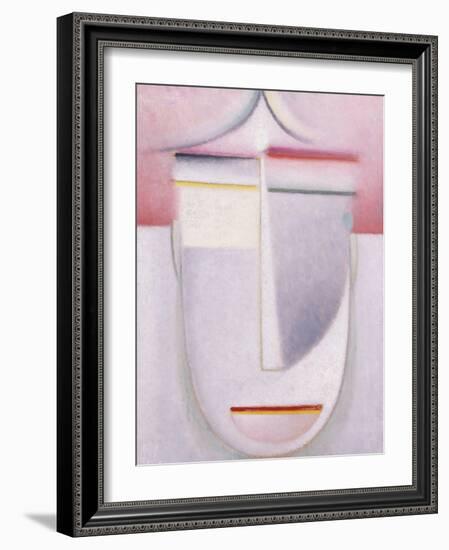 Abstract Head: Composition No 2 'Winter'; Abstraker Kopf: Komposition Nr 2 'Winter', C.1924-Alexej Von Jawlensky-Framed Giclee Print