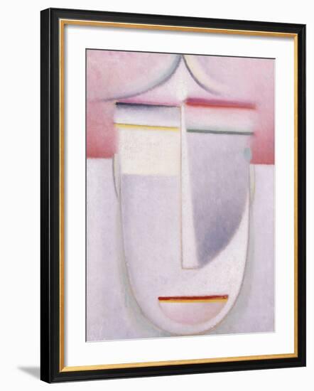 Abstract Head: Composition No 2 'Winter'; Abstraker Kopf: Komposition Nr 2 'Winter', C.1924-Alexej Von Jawlensky-Framed Giclee Print