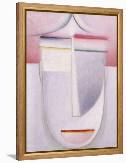 Abstract Head: Composition No 2 'Winter'; Abstraker Kopf: Komposition Nr 2 'Winter', C.1924-Alexej Von Jawlensky-Framed Premier Image Canvas