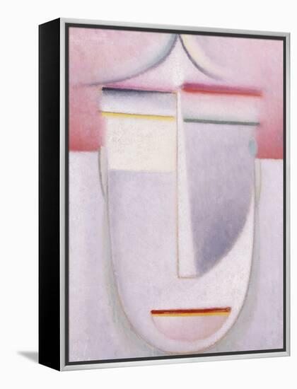 Abstract Head: Composition No 2 'Winter'; Abstraker Kopf: Komposition Nr 2 'Winter', C.1924-Alexej Von Jawlensky-Framed Premier Image Canvas