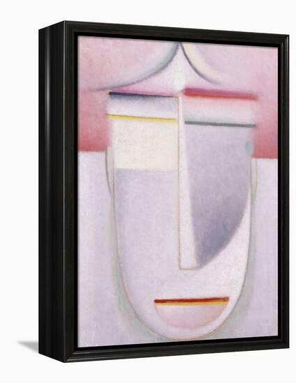 Abstract Head: Composition No 2 'Winter'; Abstraker Kopf: Komposition Nr 2 'Winter', C.1924-Alexej Von Jawlensky-Framed Premier Image Canvas