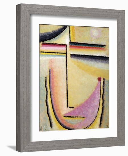 Abstract Head-Alexej Von Jawlensky-Framed Giclee Print