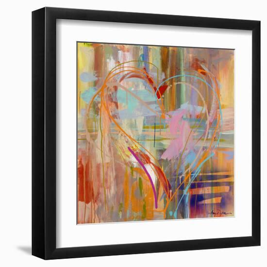 Abstract Heart-Amy Dixon-Framed Giclee Print