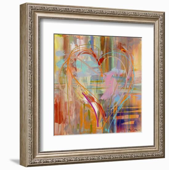 Abstract Heart-Amy Dixon-Framed Art Print