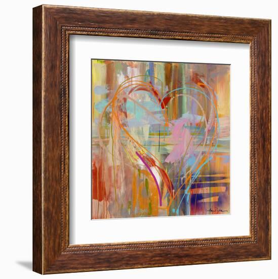 Abstract Heart-Amy Dixon-Framed Art Print