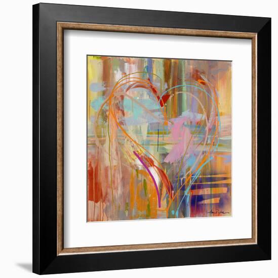 Abstract Heart-Amy Dixon-Framed Art Print