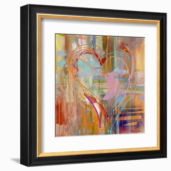 Abstract Heart-Amy Dixon-Framed Art Print