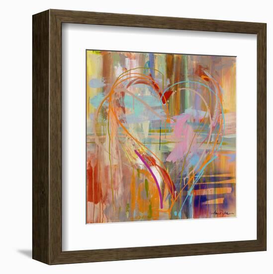 Abstract Heart-Amy Dixon-Framed Art Print