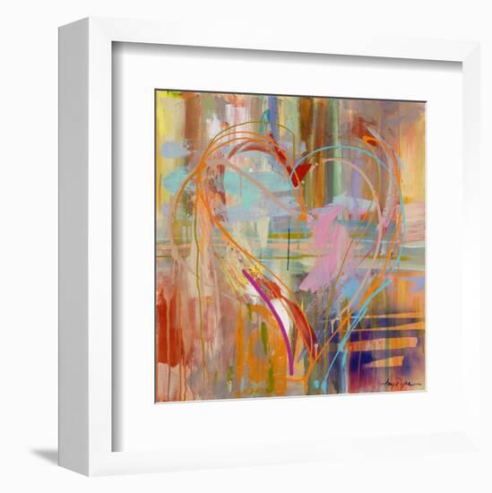 Abstract Heart-Amy Dixon-Framed Art Print