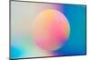 Abstract Holographic Background with Circle-Ben Slater-Mounted Photographic Print