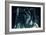 Abstract Horror Background, Dark Room with Ghost-Eugene Sergeev-Framed Photographic Print