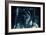 Abstract Horror Background, Dark Room with Ghost-Eugene Sergeev-Framed Photographic Print