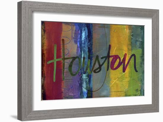 Abstract Houston-Sisa Jasper-Framed Art Print