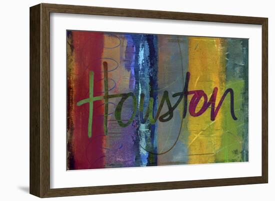 Abstract Houston-Sisa Jasper-Framed Art Print