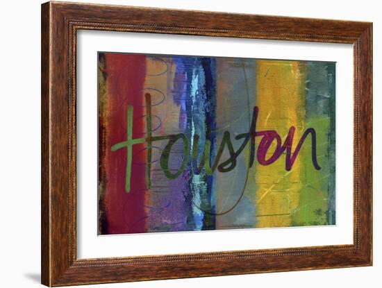 Abstract Houston-Sisa Jasper-Framed Art Print