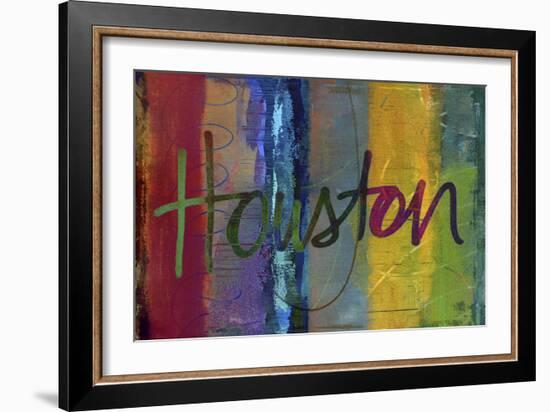 Abstract Houston-Sisa Jasper-Framed Art Print