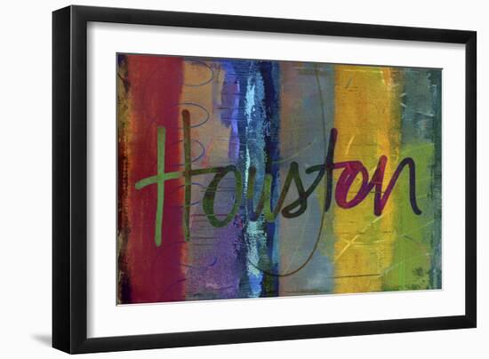 Abstract Houston-Sisa Jasper-Framed Art Print