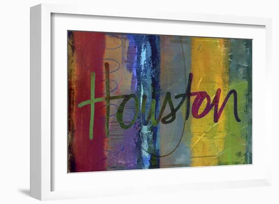 Abstract Houston-Sisa Jasper-Framed Art Print