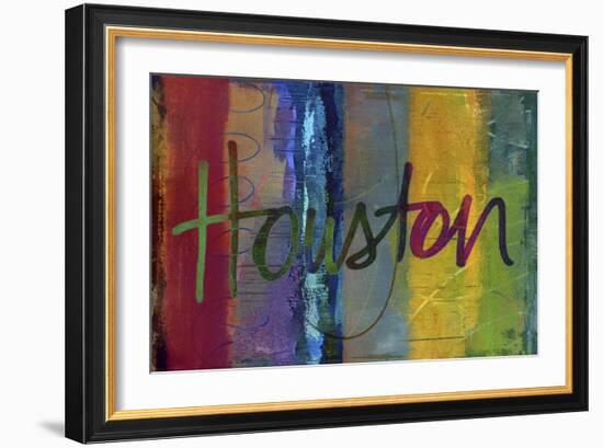 Abstract Houston-Sisa Jasper-Framed Art Print