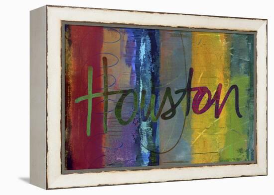 Abstract Houston-Sisa Jasper-Framed Stretched Canvas