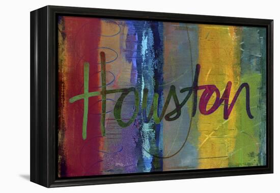 Abstract Houston-Sisa Jasper-Framed Stretched Canvas