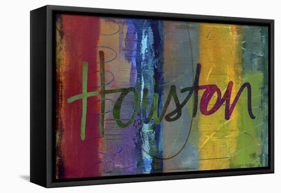 Abstract Houston-Sisa Jasper-Framed Stretched Canvas