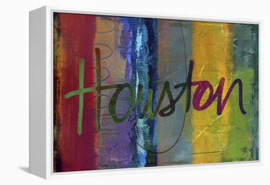 Abstract Houston-Sisa Jasper-Framed Stretched Canvas