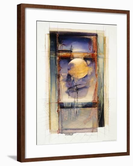 Abstract I-Dean Bruce-Framed Art Print