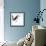 Abstract Image Of Black Wings Against Light Background-Sergey Nivens-Framed Premium Giclee Print displayed on a wall