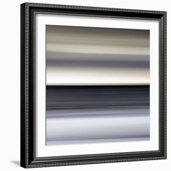 Abstract Image of the View from Alnmouth Beach to the North Sea, Alnmouth, England, UK-Lee Frost-Framed Photographic Print