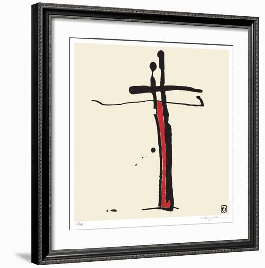 Abstract IV-Ty Wilson-Framed Giclee Print