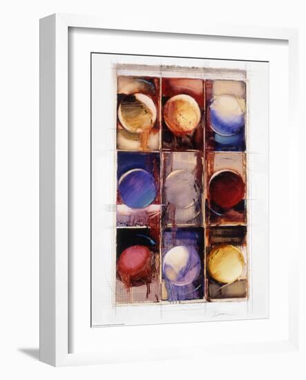 Abstract IX-Dean Bruce-Framed Art Print