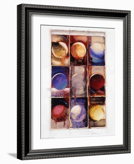 Abstract IX-Dean Bruce-Framed Art Print