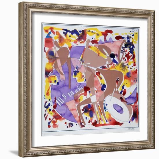 Abstract Jazz, c.1997-Gil Mayers-Framed Giclee Print