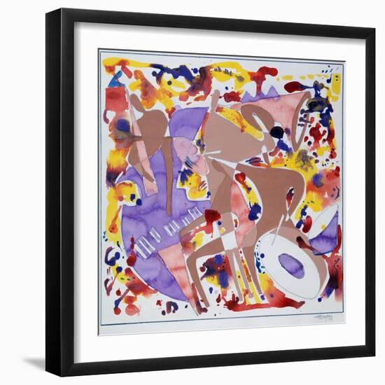 Abstract Jazz, c.1997-Gil Mayers-Framed Giclee Print