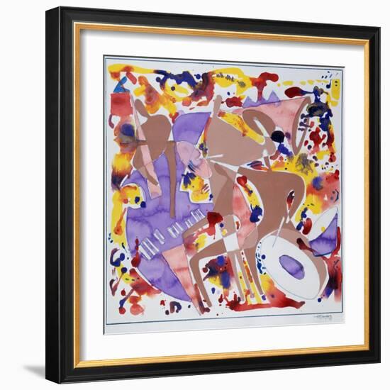 Abstract Jazz, c.1997-Gil Mayers-Framed Giclee Print