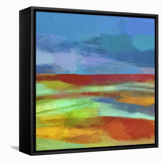 Abstract Landscape II-Cora Niele-Framed Premier Image Canvas