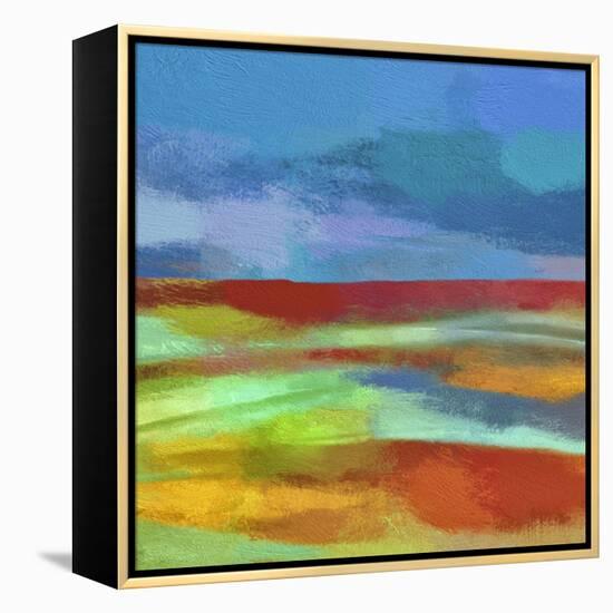 Abstract Landscape II-Cora Niele-Framed Premier Image Canvas