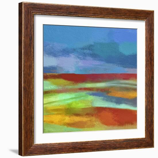 Abstract Landscape II-Cora Niele-Framed Giclee Print