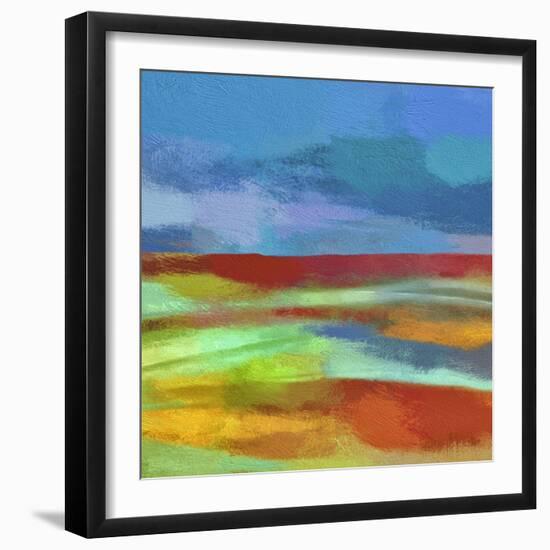 Abstract Landscape II-Cora Niele-Framed Giclee Print