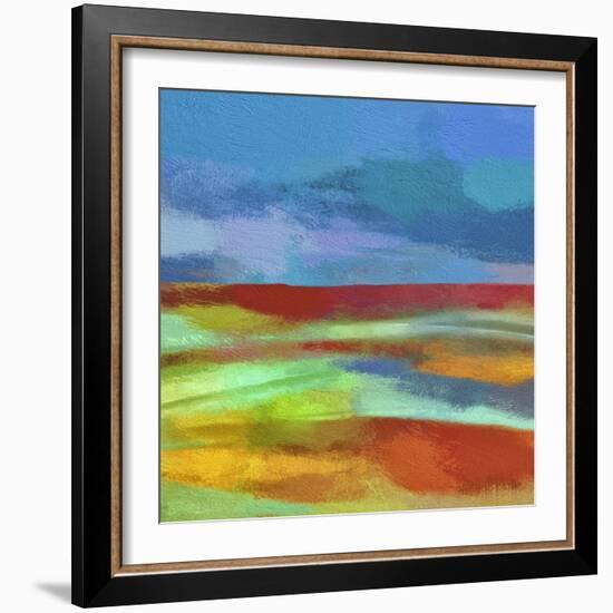 Abstract Landscape II-Cora Niele-Framed Giclee Print