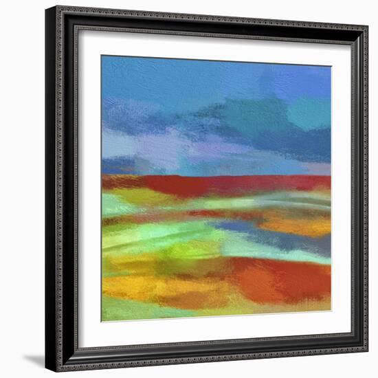 Abstract Landscape II-Cora Niele-Framed Giclee Print