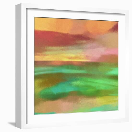 Abstract Landscape III-Cora Niele-Framed Giclee Print