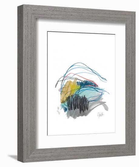 Abstract Landscape No. 19-Jan Weiss-Framed Art Print