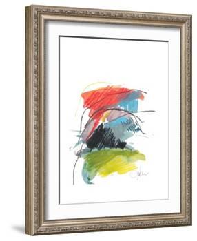 Abstract Landscape No. 40-Jan Weiss-Framed Art Print