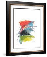 Abstract Landscape No. 40-Jan Weiss-Framed Art Print