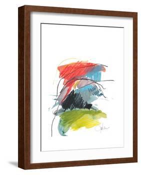 Abstract Landscape No. 40-Jan Weiss-Framed Art Print