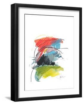 Abstract Landscape No. 40-Jan Weiss-Framed Art Print