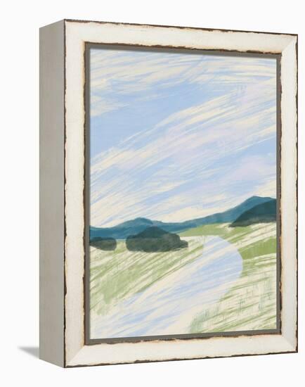 Abstract Landscape Sketch-Little Dean-Framed Premier Image Canvas