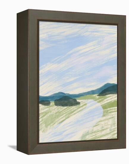 Abstract Landscape Sketch-Little Dean-Framed Premier Image Canvas